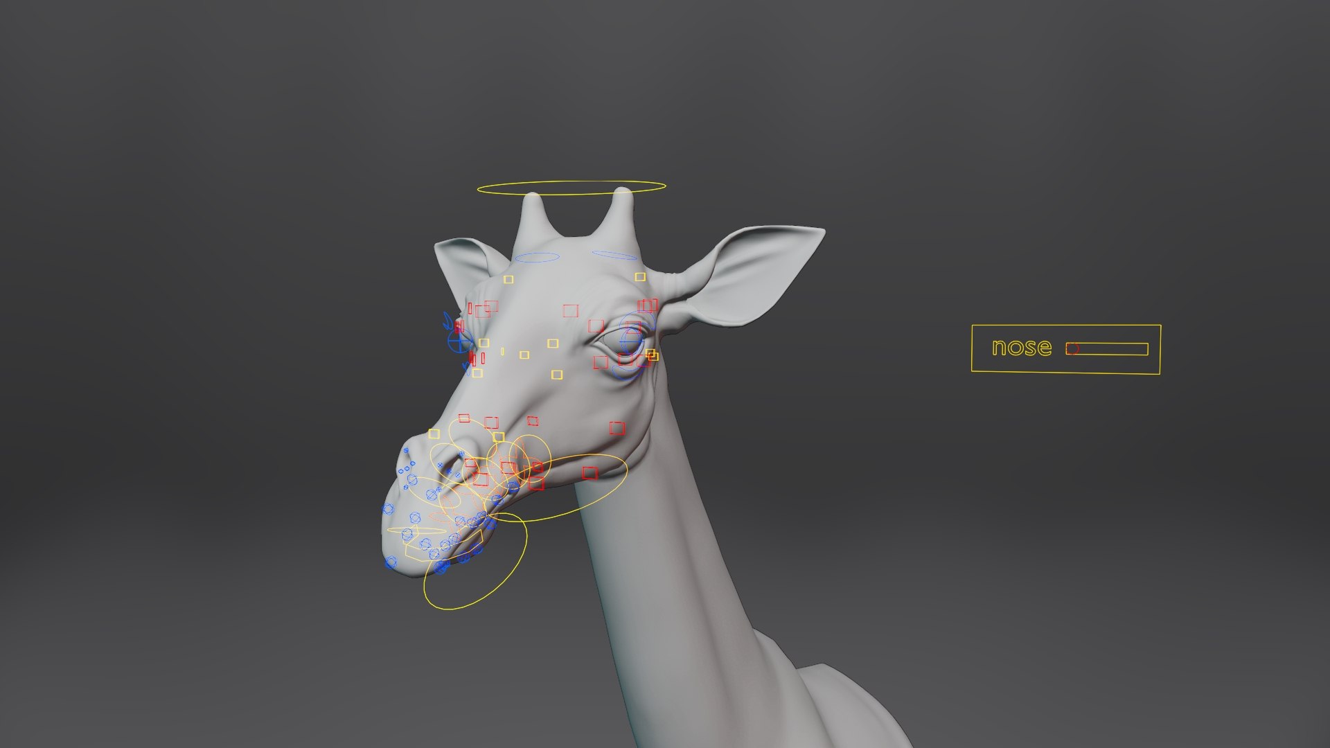 3D Young Giraffe Animated - TurboSquid 2168895