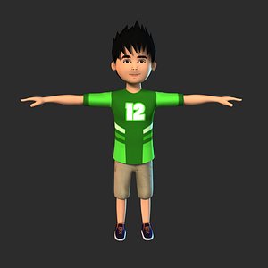3D boy character