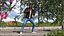 Teenager Dark Skin Street Outfit Rigged for Modo