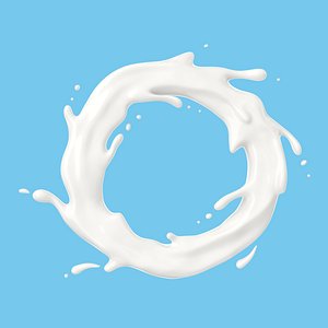 Milk Splash 3D model