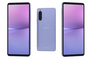 Sony Xperia 10 V Blue Low Poly