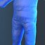 Hazmat Worker Blue