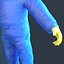 Hazmat Worker Blue