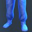 Hazmat Worker Blue