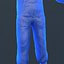 Hazmat Worker Blue