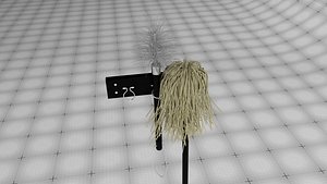 broom mop 3D model
