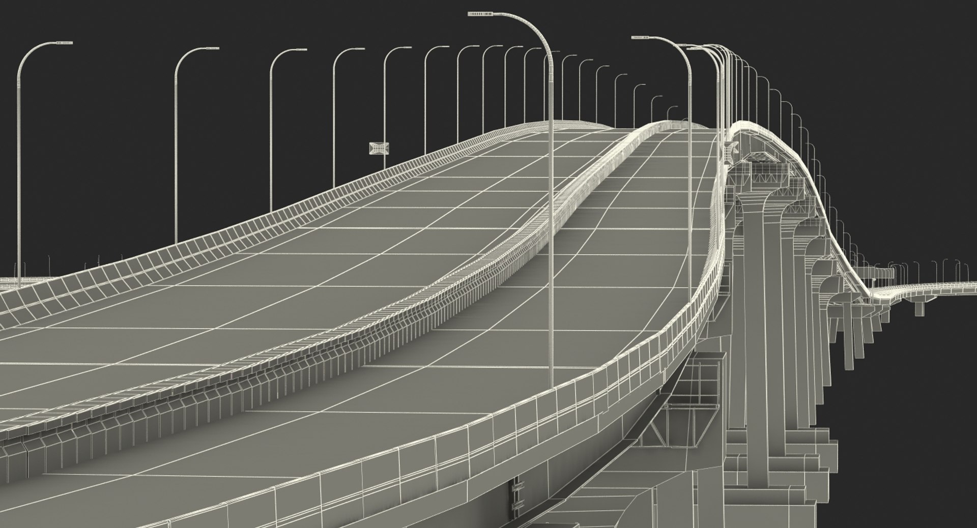 3D Coronado Bay Bridge Model - TurboSquid 1213116