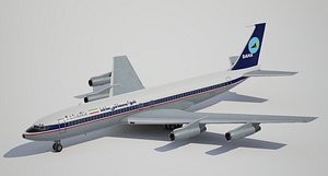 3d low-poly boeing sahaair model