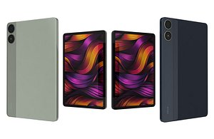 Xiaomi Poco Pad 5G Black Low Poly 3D model