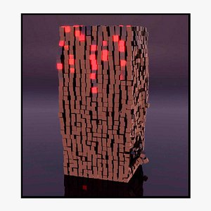 3D Falling Cubes