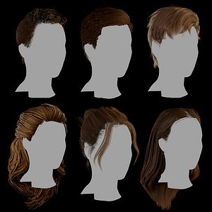 3d hair style for girl v42 3D Model in Other 3DExport