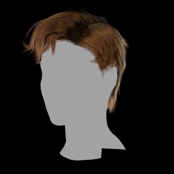 3D hair layered low-poly - - TurboSquid 1592945