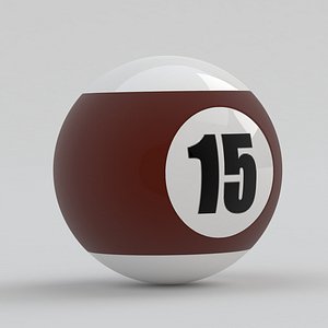 Pool Snooker Ball 15