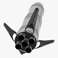 Reusable Launch Vehicle Rigged
