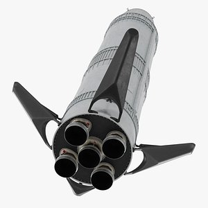 Reusable Launch Vehicle Rigged