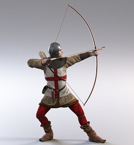 English Archer (rigged)