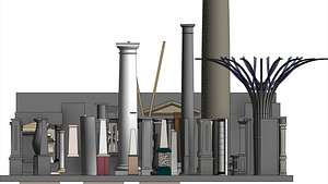 set of Architectural column familiesRevit