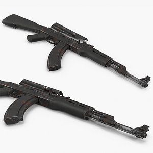 AK 47 Assembled Rusty