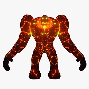 3D LavaMonster model