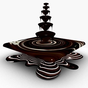 Máquina de fuente de chocolate en cascada Modelo 3D $59 - .3ds