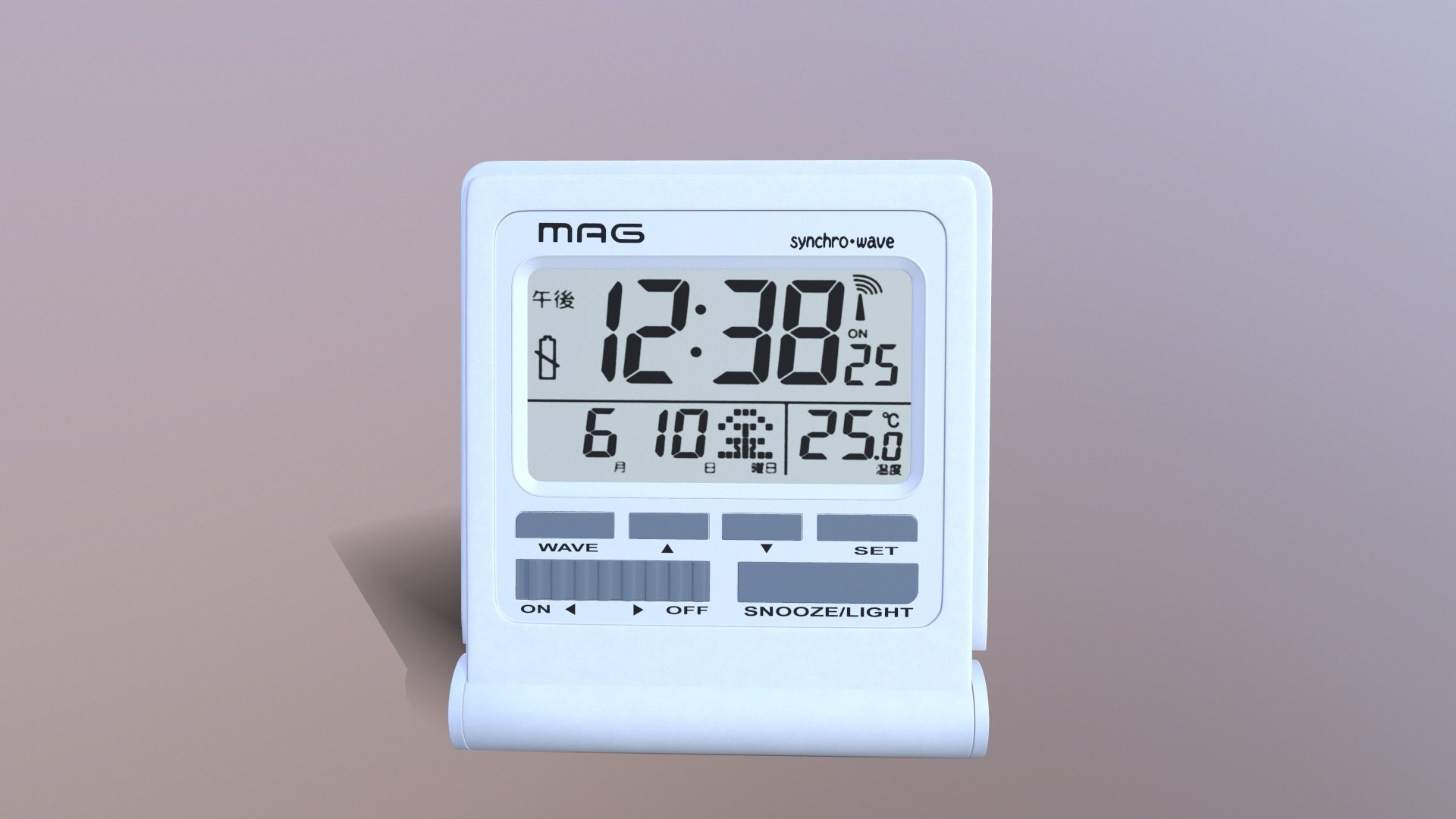 3D Mag Digital Atomic Alarm Clock Model - TurboSquid 2237909