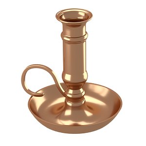 handheld candleholder 3d obj