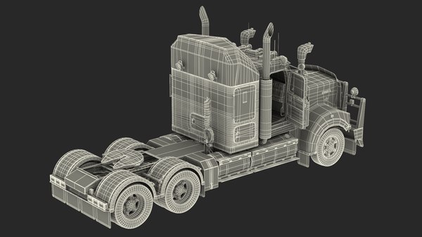 Truck t900 legend rigged 3D model - TurboSquid 1488170