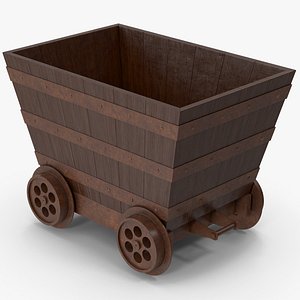 Wild West Rusty Mine Cart