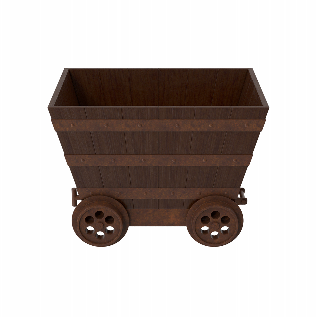 Wild West Rusty Mine Cart 3D https://p.turbosquid.com/ts-thumb/cU/v4NItG/s5/p/png/1731654460/1920x1080/turn_fit_q99/7ea9f92563e59594daccaa9066c77c3afb571414/p-1.jpg