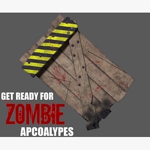 Shield for zombie games 3D