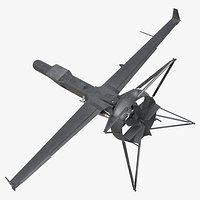 Vertical Takeoff UAV with Landing Frame Rigged