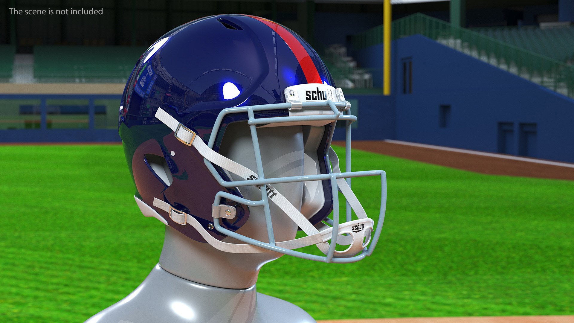 Schutt Football Helmet Model TurboSquid 2197453
