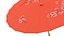Parapluie Chinois Rouge Ouvert