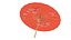 Parapluie Chinois Rouge Ouvert