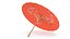 Parapluie Chinois Rouge Ouvert
