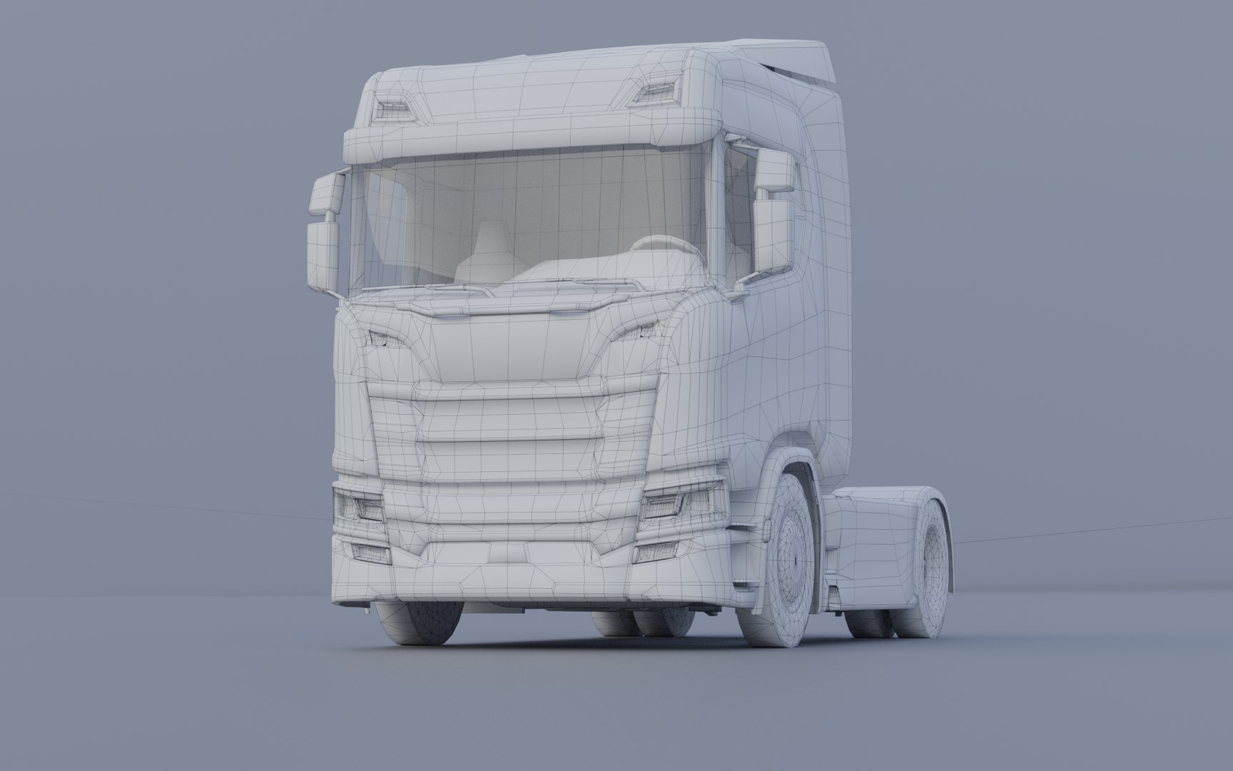 3D Generic Truck Low Poly Model - TurboSquid 2039260