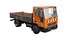 Iveco Eurocargo 100E18 2001 Flatbed Truck Low-poly PBR