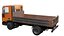Iveco Eurocargo 100E18 2001 Flatbed Truck Low-poly PBR