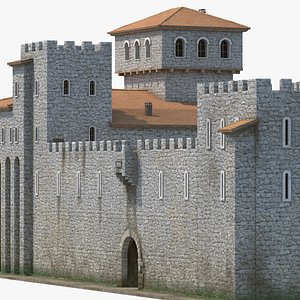 Medieval Stronghold 01 3D model