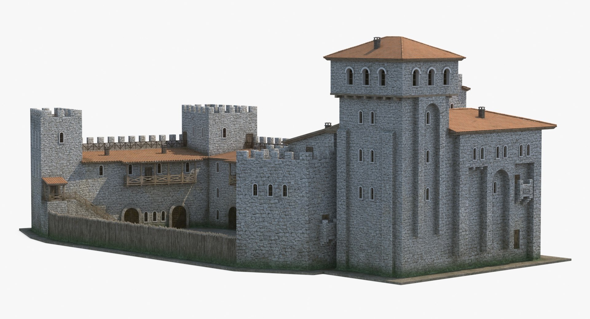 Medieval Stronghold 01 3D Model - TurboSquid 2096136
