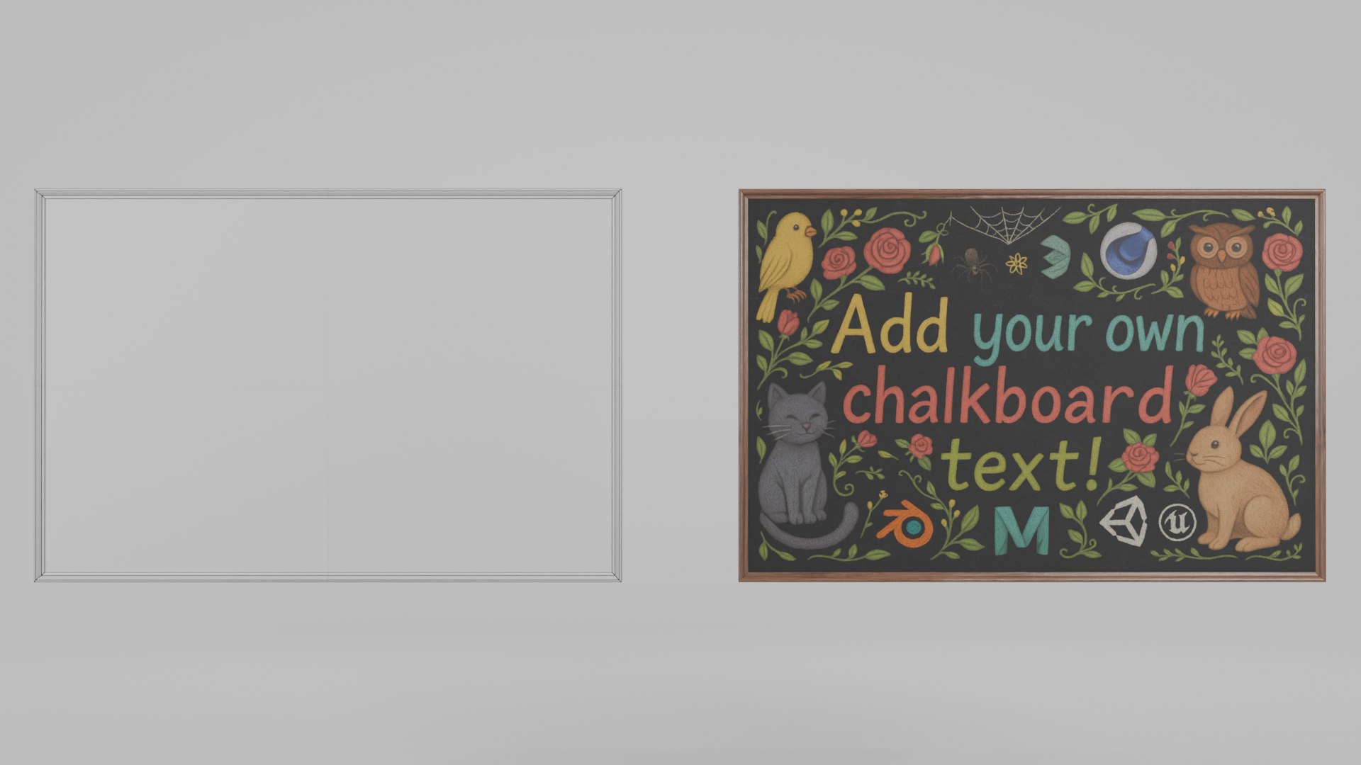 3D Academic Chalkboard Solutions Set - Customizable Chalkboards model https://p.turbosquid.com/ts-thumb/cV/EAmqwM/BV/c1/png/1747671185/1920x1080/fit_q87/d3043b1aa50cfa19591056b94ee02e8b5db03606/c1.jpg