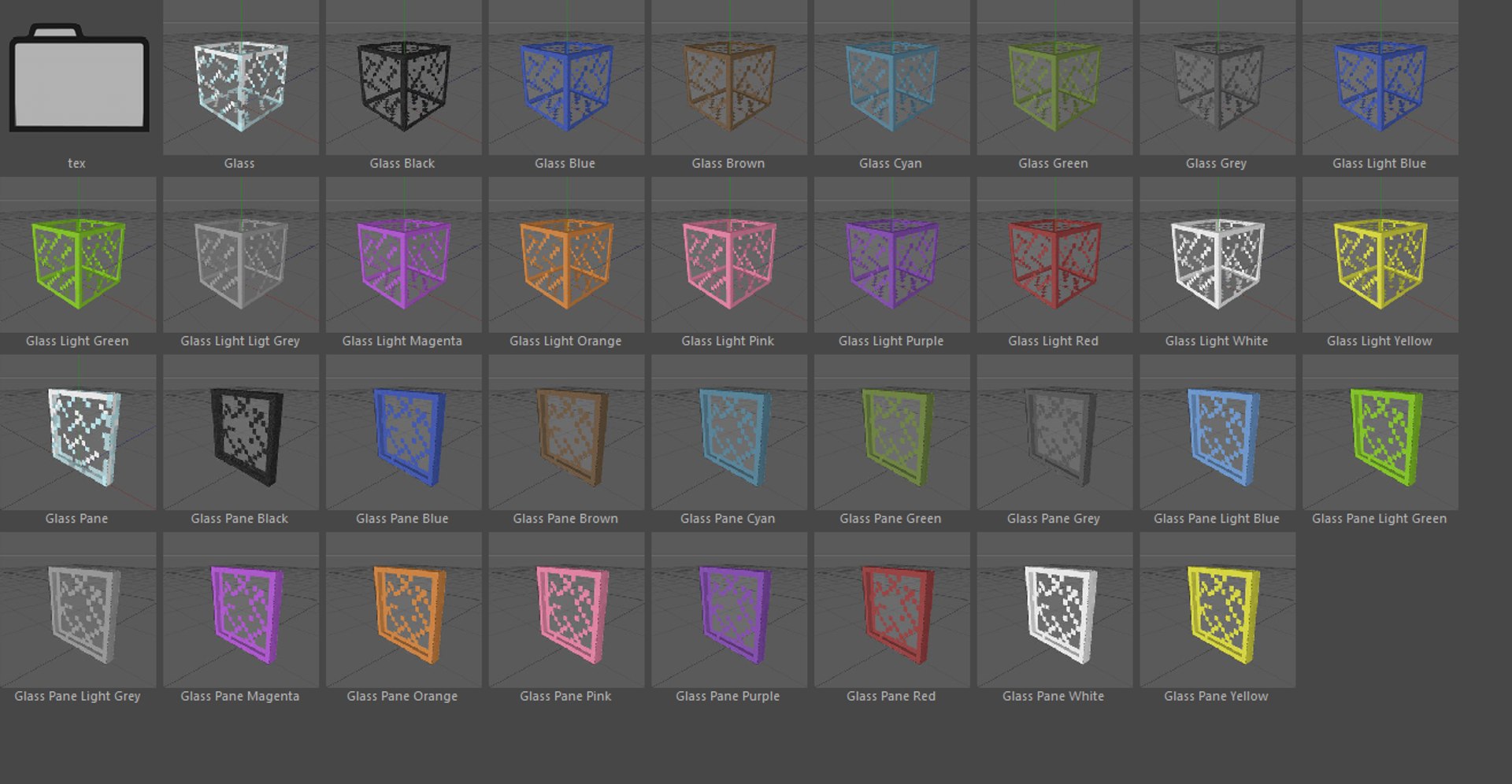 Minecraft Pack 3d Model