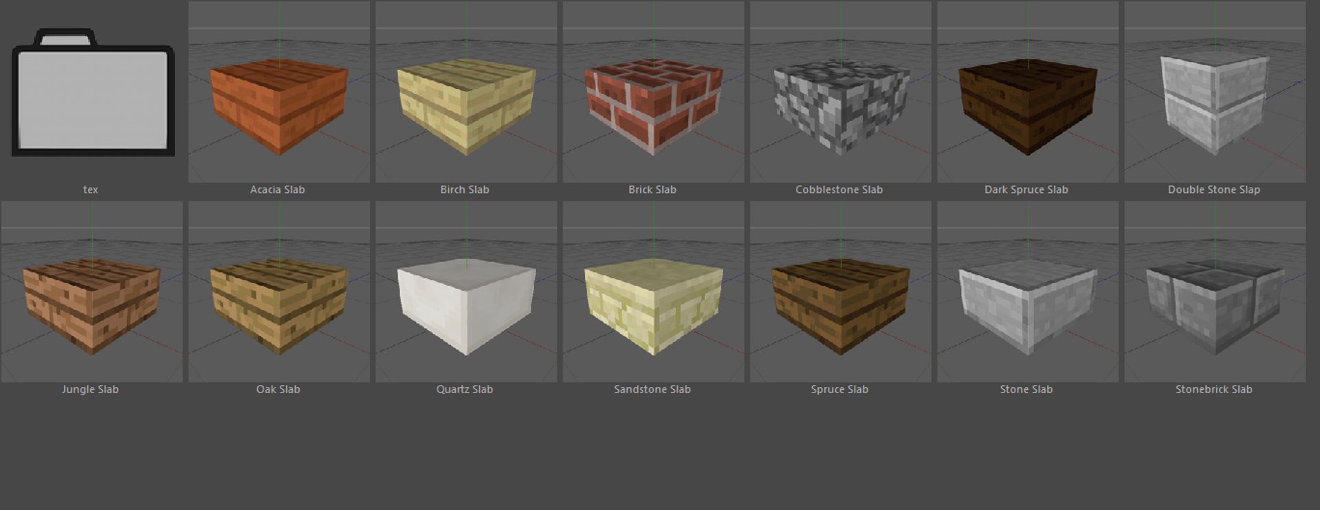 Minecraft Pack 3d Model
