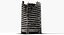 3d destroyed ruined building model