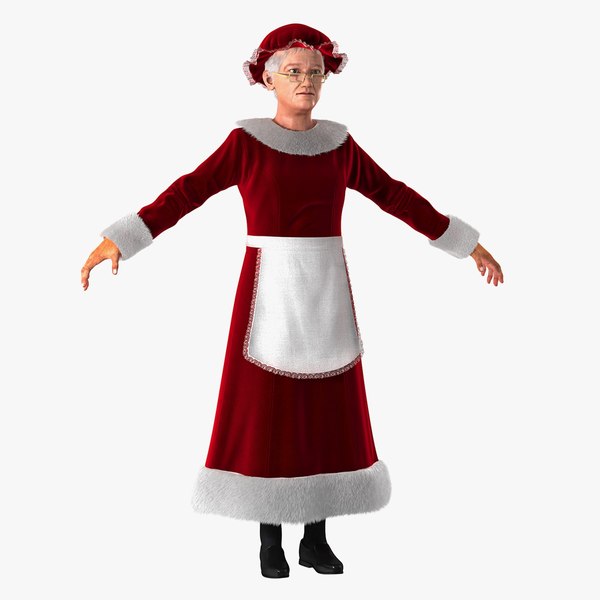 3D mrs claus