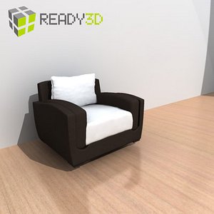 3ds max chair armchair