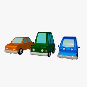 3D Cartoon Car Pack Collection Vol1 3D model