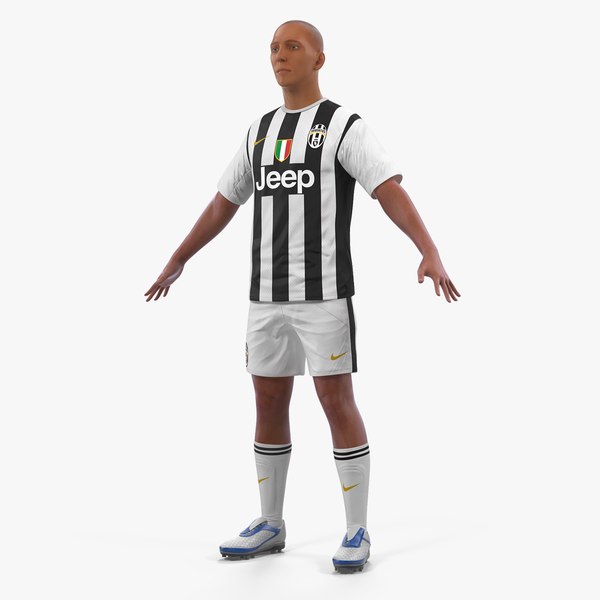 soccer football player juventus 3D