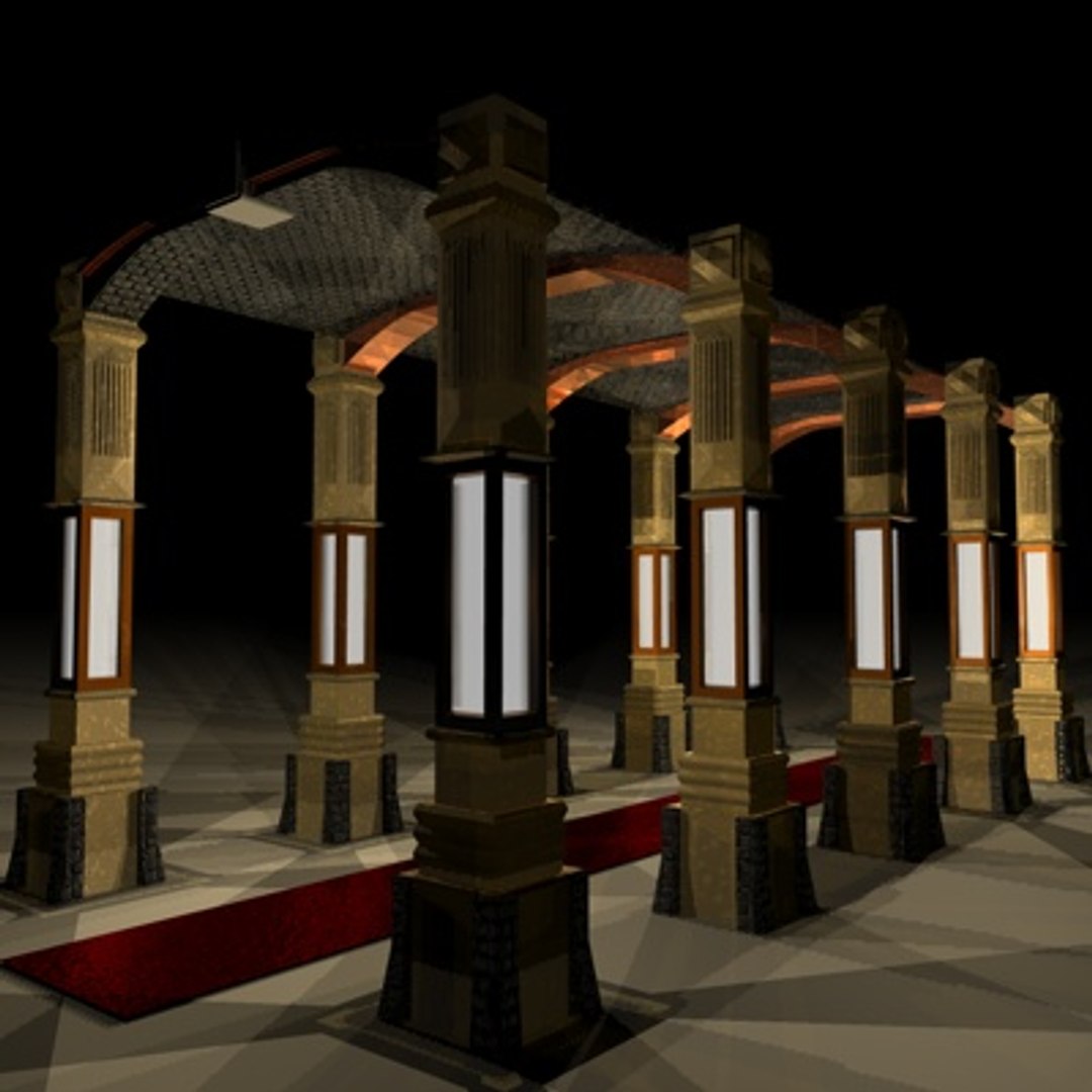 3d Model Hall Interior