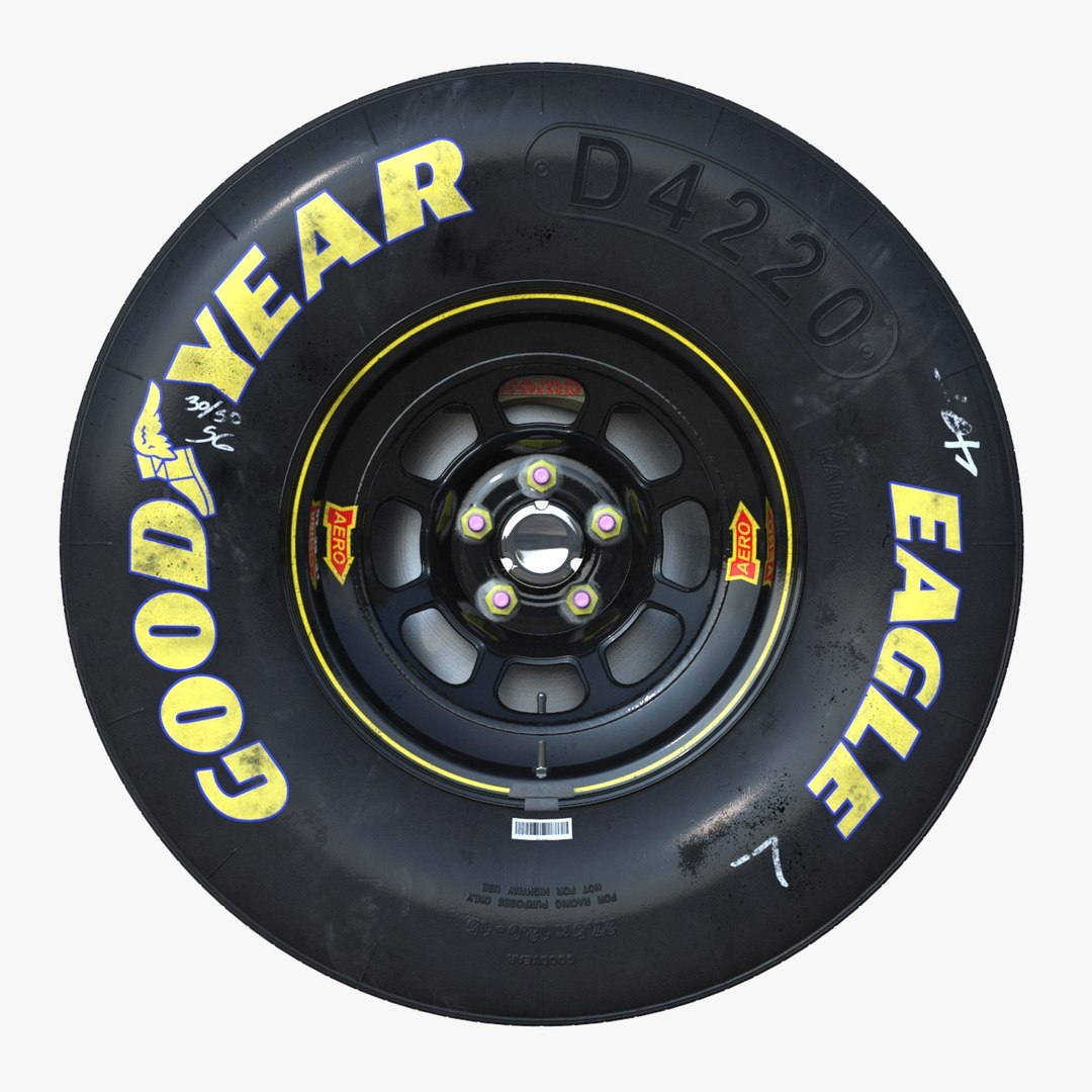 3d model nascar wheel brake disc